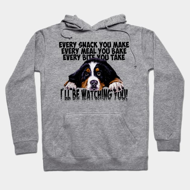 Bernese mountain dog Hoodie by Bernesemountaindogstuff